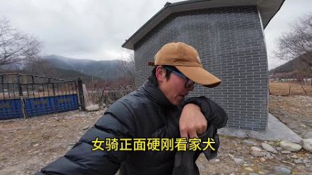 骑行318带大家逛逛西藏冬季免费景区，露营时再遇恶犬绕后咬人