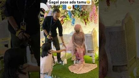 Gagal ngasih gaya 🤣🤣 #wedding #photography #pengantinviral