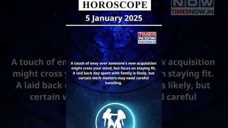 Gemini Horoscope| 05 Jan Zodiac | Astrology &amp; Prediction of the Day | #shorts #rashifal #horoscope