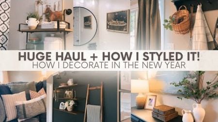 🪴Home Refresh New Year Haul + Styling Ideas! Neutral Cozy Decor