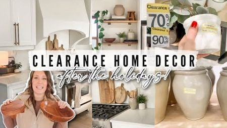 CLEARANCE HOME DECOR SHOP WITH ME 2025 | Redecorating my Home after the holidays! Home Styling Ideas