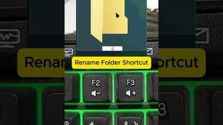 Rename Folder #windows #tricks #computer #pc #typing #msword #keyboard