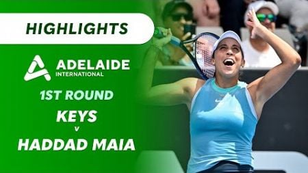 Madison Keys v Beatriz Haddad Maia - Adelaide International Highlights | Wide World of Sports