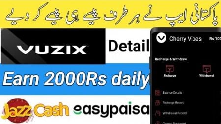 Make 2000/pkr daily from VUZIX WEBSITE | VUZIX WEBSITE | earn money online $15daily