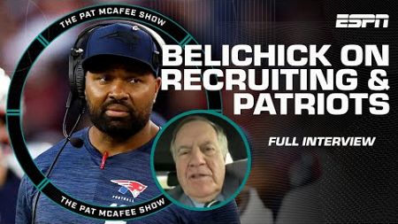 Bill Belichick talks recruiting on social media 📲, Patriots situation &amp; more | The Pat McAfee Show