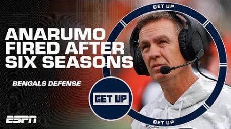 Bengals FIRE DC Lou Anarumo 🚨 &#39;The defense WASTED an all-time season from Burrow&#39; 🗣️ | Get Up