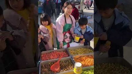 🥰 Satisfying with street food 🥳 #streetfood #satisfying #satisfyingvideo