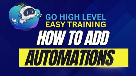 Set Up Go High Level Automations Email, Text and Voicemail Drops Easy