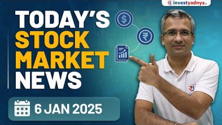 Today&#39;s Stock Market News - 6/1/2025 | Aaj ki Taaza Khabar