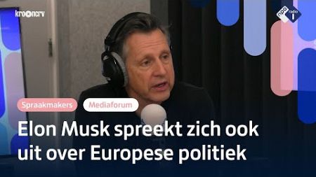 Musk is &#39;één van de belangrijkste machtsfactoren aan het worden&#39; in politiek | NPO Radio 1