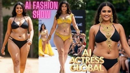 AI Actress Global: Plus Size Fashion Show - A Virtual Dream #aiactressglobal #fashion