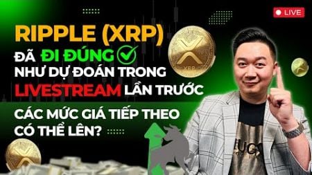 RIPPLE (XRP) Đã Đi Đúng Như Dự Đoán Trong LIVE STREAM Lần Trước! Các Mức Giá Tiếp Theo Có Thể Lên?