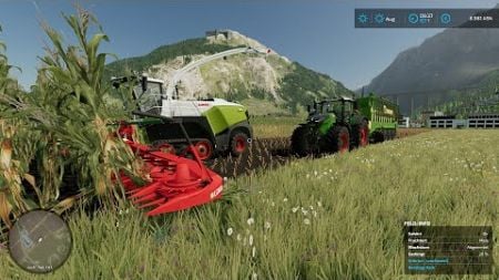 Silage verkauf und Anfang mit der Gras Ernte an LS22 XXL Farm #6