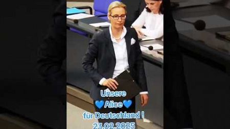 Alice für Deutschland 💙🇩🇪 #afd #deutsch #deutschland #shorts #politik #ytshorts #wahl #europe #stolz