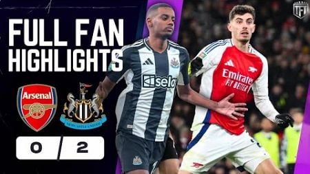 Isak &amp; Gordon OUTCLASS Arsenal! Arsenal 0-2 Newcastle Semi Final Highlights