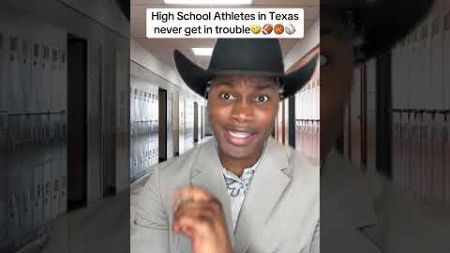 High School Athletes in Texas never get in trouble🤣 #texas #football #principal