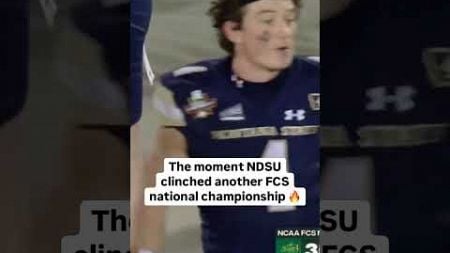 NDSU&#39;s tenth national title since 2011 😱👏