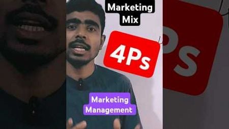 4 P&#39;s of Marketing #shorts Marketing Mix |Management