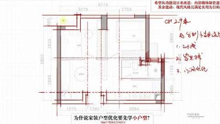 【室内设计】为什么说家装户型优化要先学小户型？（上）