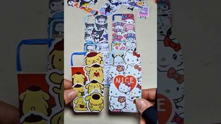 Review of many mini phone cases with super beautiful Sanrio stickers#sanrio #shorts #chengxiao