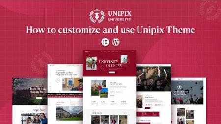 Customization of Unipix Theme