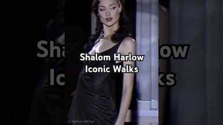 Shalom Harlow Iconic Walks #fashion #fashionshow #model #modeling #runway #runwayshow #runwaymodel