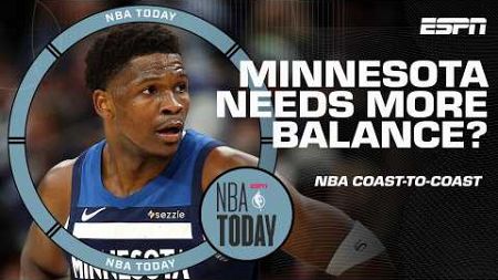 Can the Timberwolves find the right balance with Anthony Edwards? | NBA Today