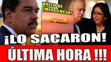 🔴✅ MADURO SALE DE VENEZUELA EN VUELO DE EMERGENCIA, ABANDONA MIRAFLORES x DELCY RODRIGUEZ y DIOSDADO