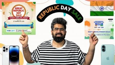 Republic Day Sale 2025 final dates announced on Amazon &amp; Flipkart | iPhone Sale | Bank offer EMI