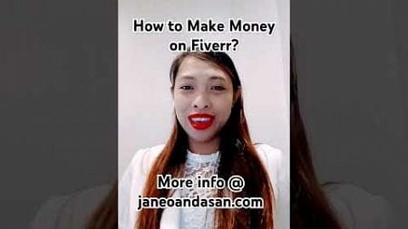 How to Make Money on Fiverr Part 1