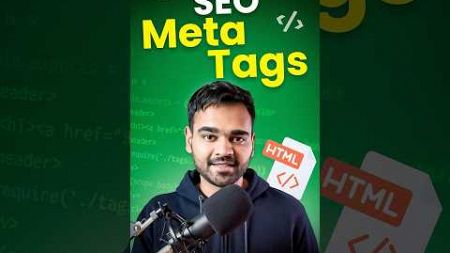 What are Meta Tags in SEO? #seo #shorts