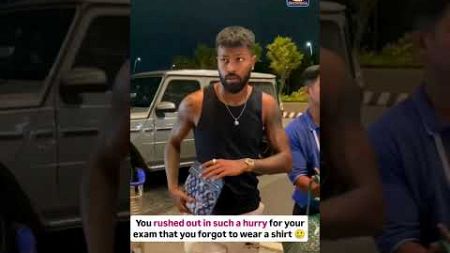 Indian Cricketer Hardik Pandya Spotted At Airport In A Funky Style | N18S