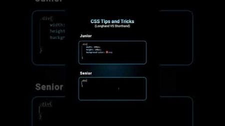 Junior Vs Senior Developer #programming #html #javascript #webdevelopment #html5 #webdesign #css3