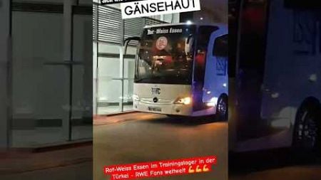 Sieh wie Mannschaft empfangen wird: GÄNSEHAUT! Rot-Weiss Essen Trainingslager Türkei, RWE weltweit 💪