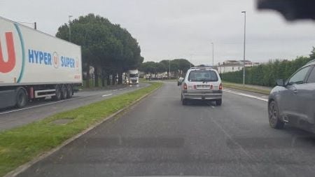 Dashcam Il roule au milieu