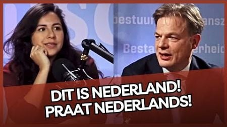 Pieter Omtzigt is WOKE-links spuugzat! Dit is Nederland, praat Nederlands!