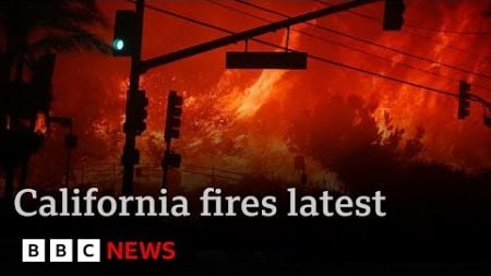 California wildfires latest: 50,000 flee as blaze spreads with “zero containment” BBC News