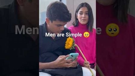 Men are Simple 🥺 #shorts #youtubeshorts #couplegoals #relationship #meninlove