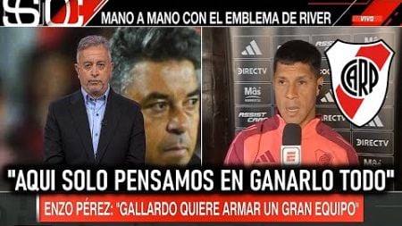 🎙️ESPN Y LA IMPERDIBLE ENTREVISTA A EL EMBLEMA DE RIVER PLATE ENZO PEREZ