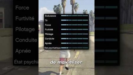 Maximiser rapidement toutes tes stats dans GTA Online #gta5 #jeuxvidéo