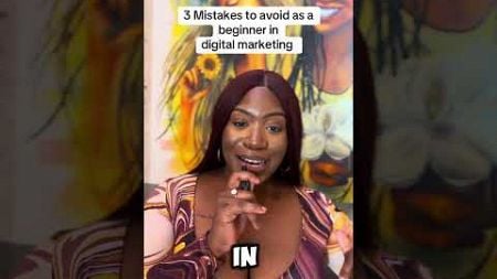 3 Mistakes in Digital Marketing ❌ #youtubeshorts #digitalmarketing