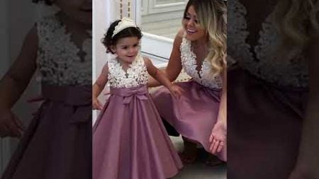 Mom, daughter same dress/ trending fashion same dress / same dress in trend , Traditional Gowns