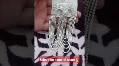 Beautiful partywear long earing in trend 👌💫💕 #music #viralmore #viralvideo #unboxing