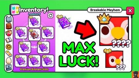 🍀MAX BREAKABLE MAYHEM LUCK For 24 Hours! (PARROT HATCHED!)🍀| Pet Simulator 99