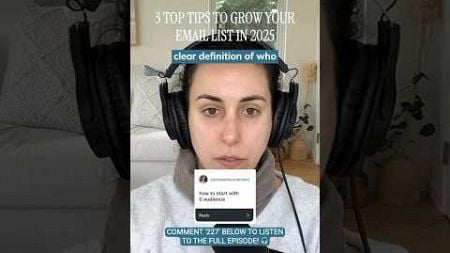 Top tips to grow your email list in 2025 💌 #emailmarketing