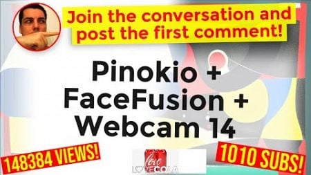 Pinokio + FaceFusion + Webcam 14