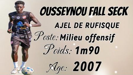 Ousseynou Fall Seck Milieu Offensif AJEL de Rufisque