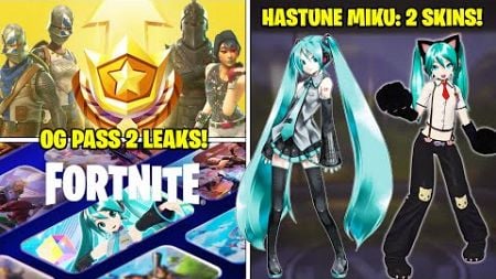 FORTNITE X HATSUNE MIKU EARLY LOOK! (OG Season 2, Godzilla Update!)