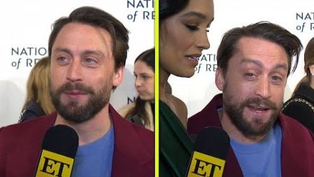 Kieran Culkin Is Chaotic as Usual in Red Carpet Interview (Exclusive)