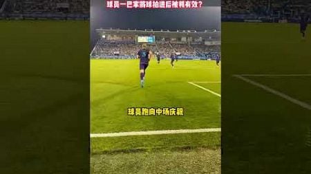 球员一巴掌将球拍进后被判有效？#足球#体育#足球的魅力 #足球 #sports #football